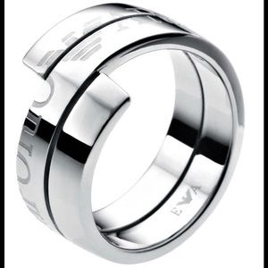 Emporio Armani Stainless Steel Ring